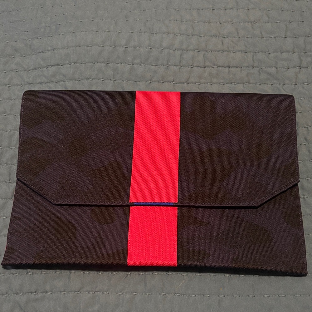 Stylish Blue and Red Clutch